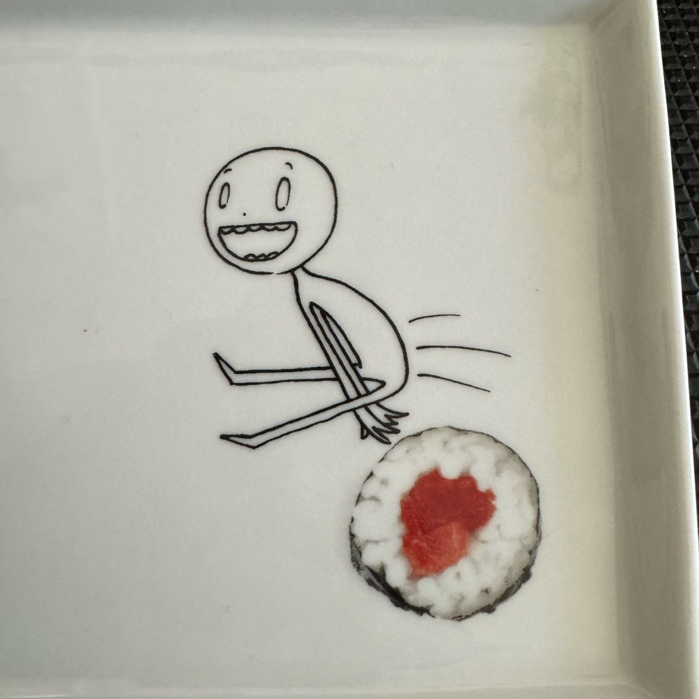 CB2 Oliver Marshmallow Floats 2011, Rectangular Appetizer Plate, Crate & Barrel